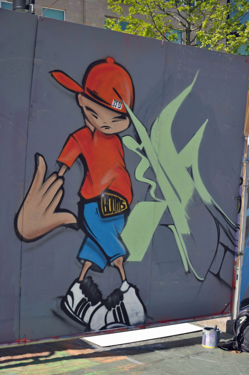 Graffiti Wall in Sheffield - Photo by hedley