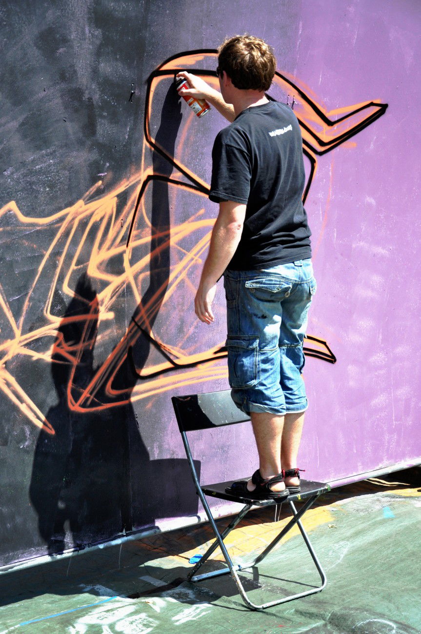 Graffiti Artwork in Sheffield - Photo by hedley