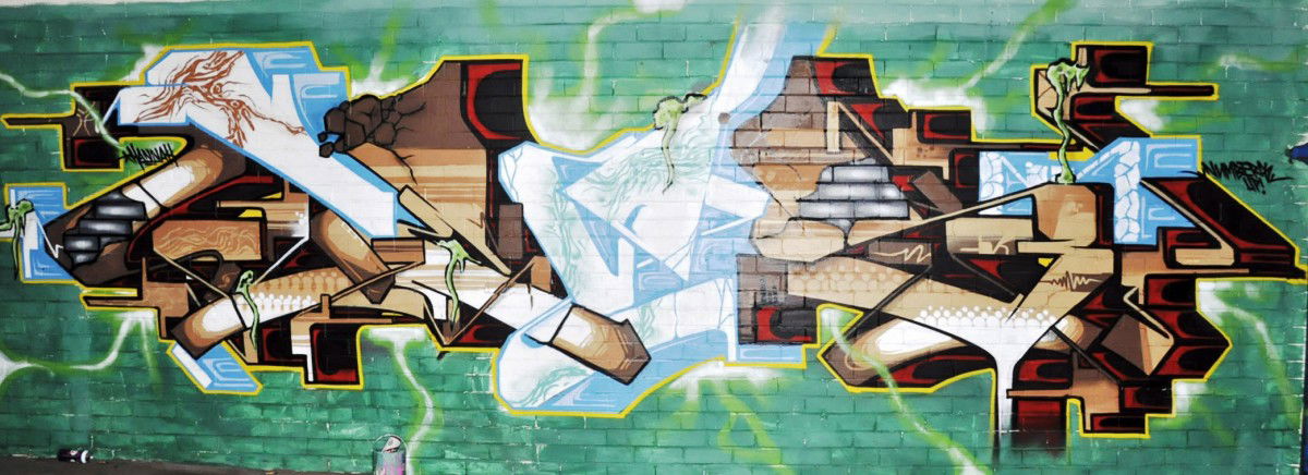 Graffiti Wall in Sheffield - Photo by hedley
