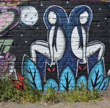 Graffiti Wall in Sheffield - Photo by hedley