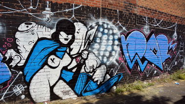 Graffiti Wall in Sheffield - Photo by hedley