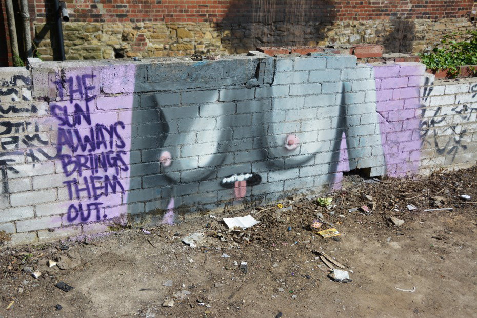 Graffiti Wall - Photo by hedley