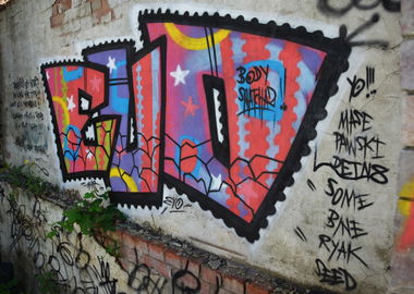 Graffiti Wall in Sheffield - Photo by hedley