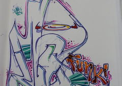 Graffiti Sketch in Vietnam - Photo by heffernan - Mad, funk, rowd (2014)