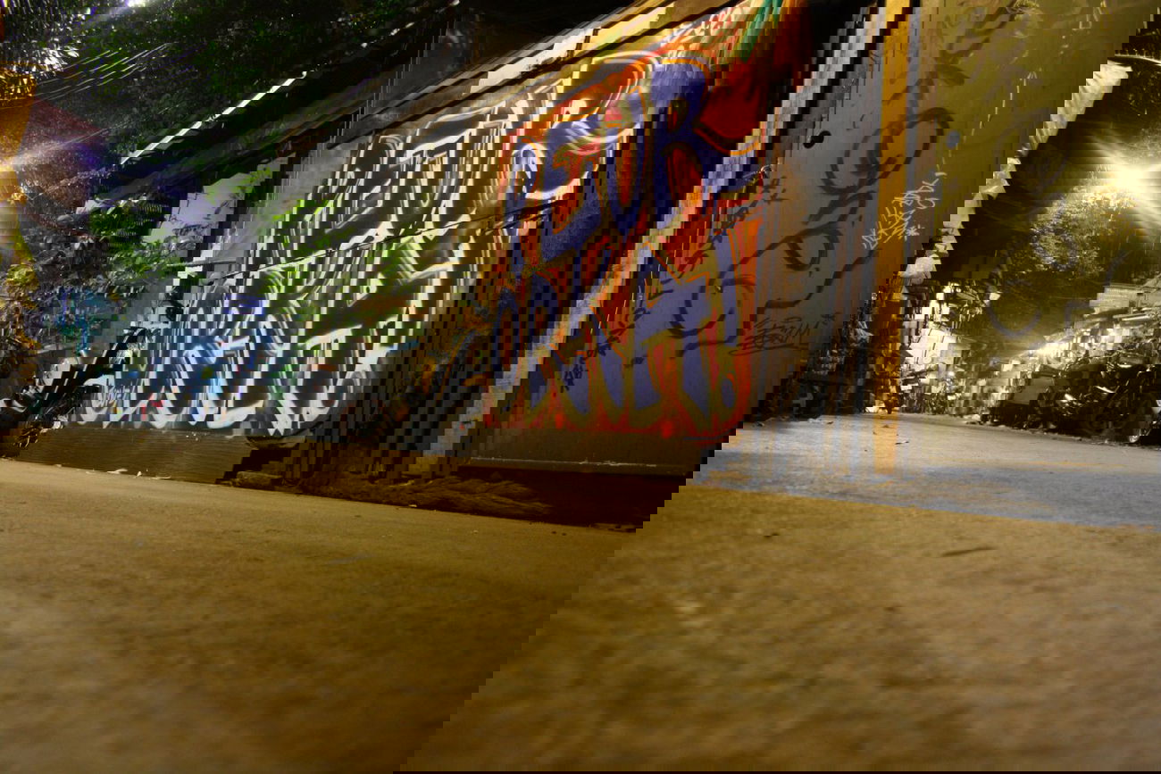 Graffiti Wall in Bangkok - Photo by heffernan - Orka, peur, ecs (2012)