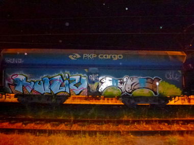 Graffiti Train - Photo by hejkumkejkum