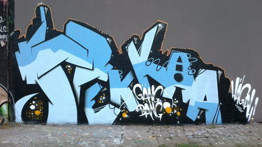 Graffiti Wall - Photo by heka - heka, thai, amig (2012)