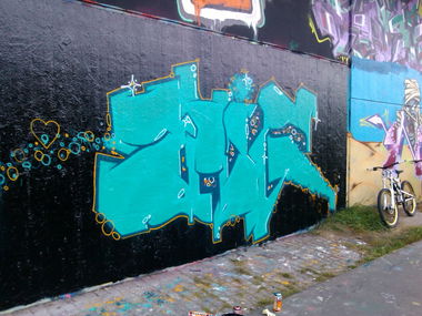 Graffiti Wall - Photo by heka - amig, heka, thai (2013)