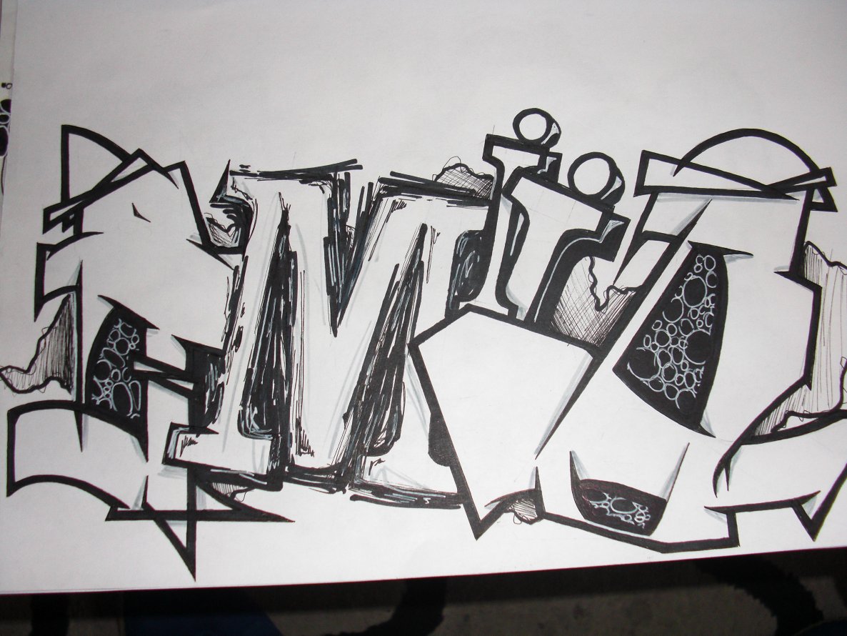 Graffiti Sketch - Photo by heka - amiq (2013)
