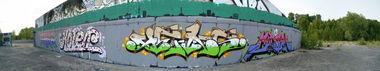 Graffiti Wall - Photo by heks - Heks