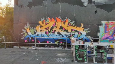 Graffiti Wall - Photo by heks - heks