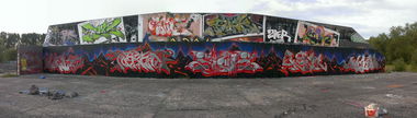 Graffiti Wall - Photo by heks - heks, taran, sime (2014)