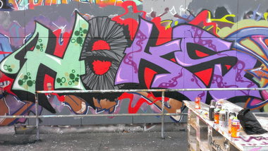 Graffiti Wall - Photo by heks - heks (2014)