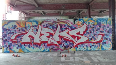 Graffiti Wall - Photo by heks - heks