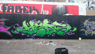 Graffiti Wall in Deutschland - Photo by heks - heks (2015)