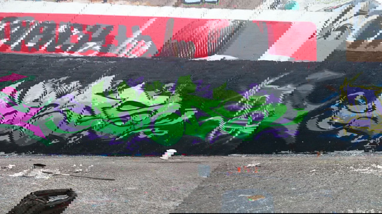 Graffiti Wall in Deutschland - Photo by heks - heks (2015)