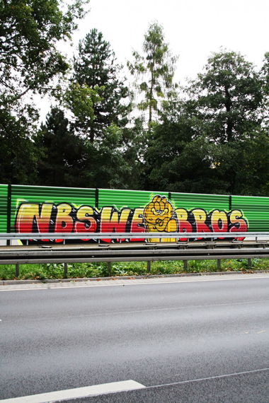 Graffiti Wall in Leipzig - Photo by hermanos - nbswe, bros