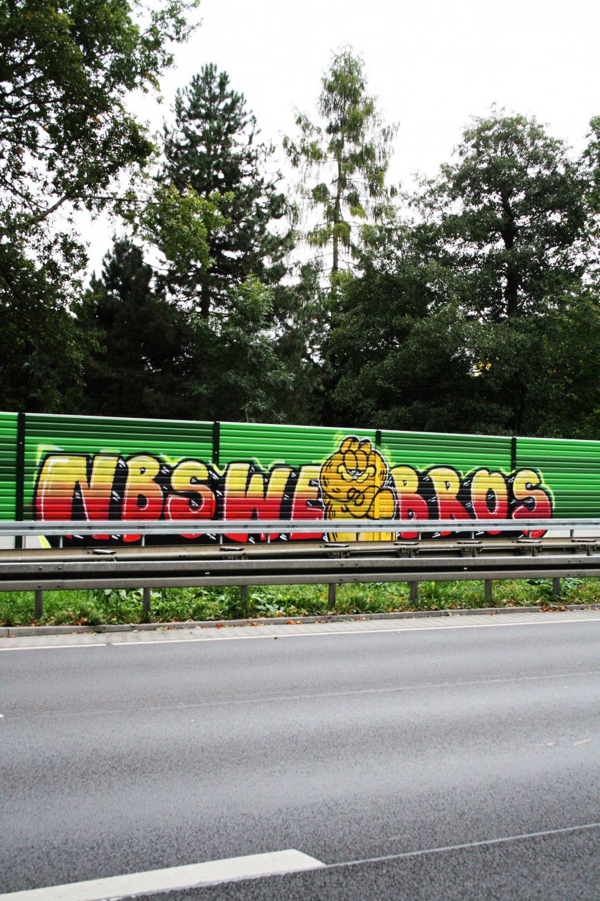 Graffiti Wall in Leipzig - Photo by hermanos - nbswe, bros