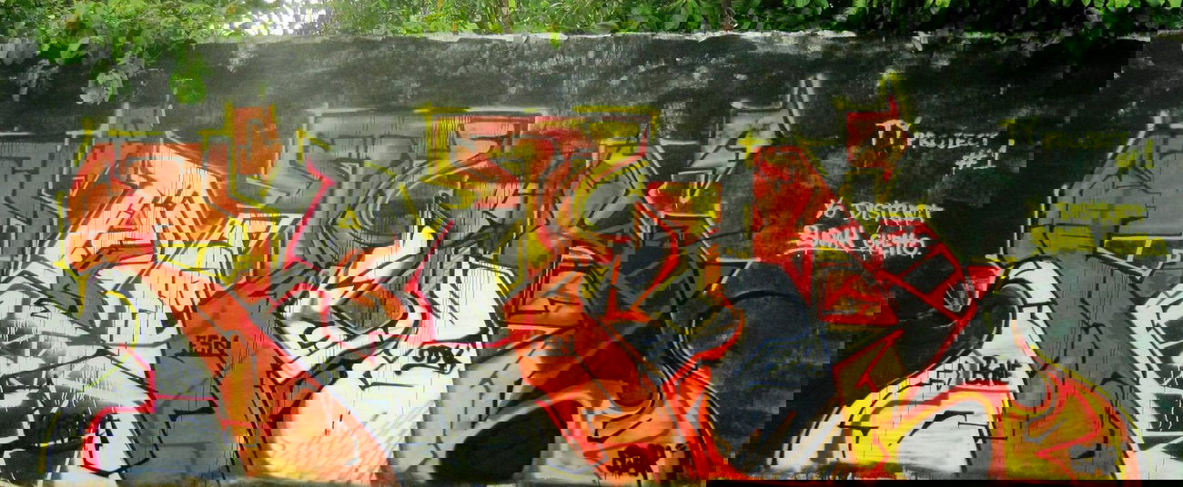 Graffiti Wall - Photo by hf_sqak - Hf, Sqak, Esnyotigo (2013)