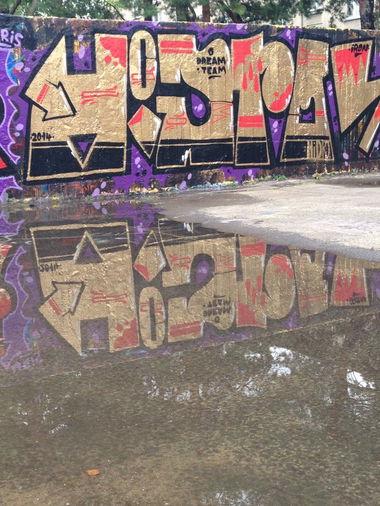 Graffiti Wall in Bratislava - Photo by hidro - double, hidro