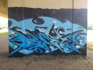 Graffiti Wall in Lörrach - Photo by highbutskilled - basel, switzerland, lörrach (2013)