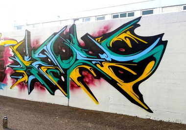 Graffiti Wall - Photo by highbutskilled