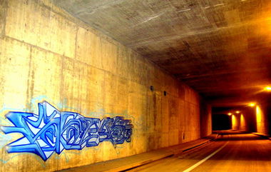 Graffiti Wall - Photo by highbutskilled