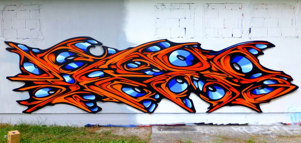 Graffiti Wall - Photo by highbutskilled