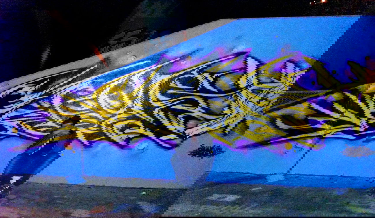 Graffiti Wall - Photo by highbutskilled (2013)