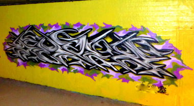 Graffiti Wall - Photo by highbutskilled