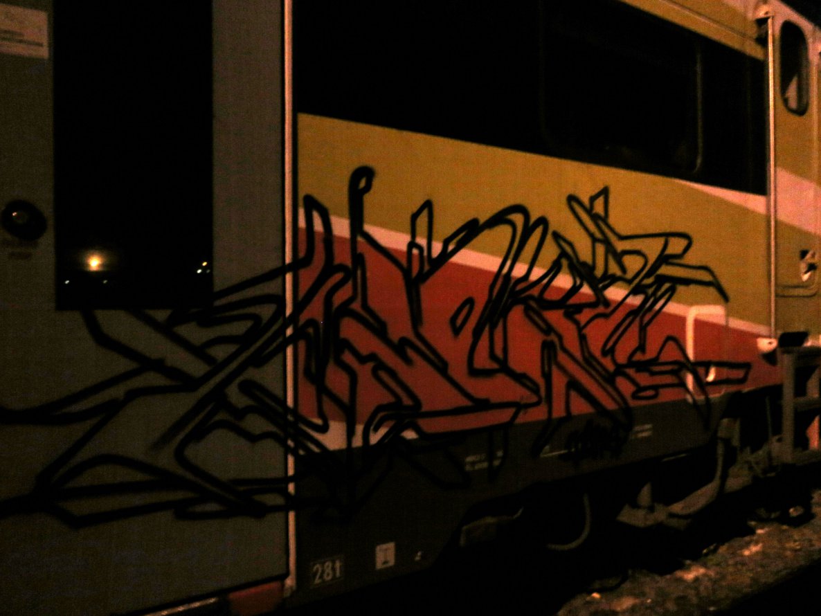 Graffiti Train - Photo by highbutskilled