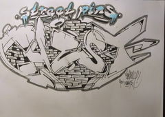 Graffiti Sketch - Photo by hioron3