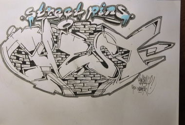 Graffiti Sketch - Photo by hioron3