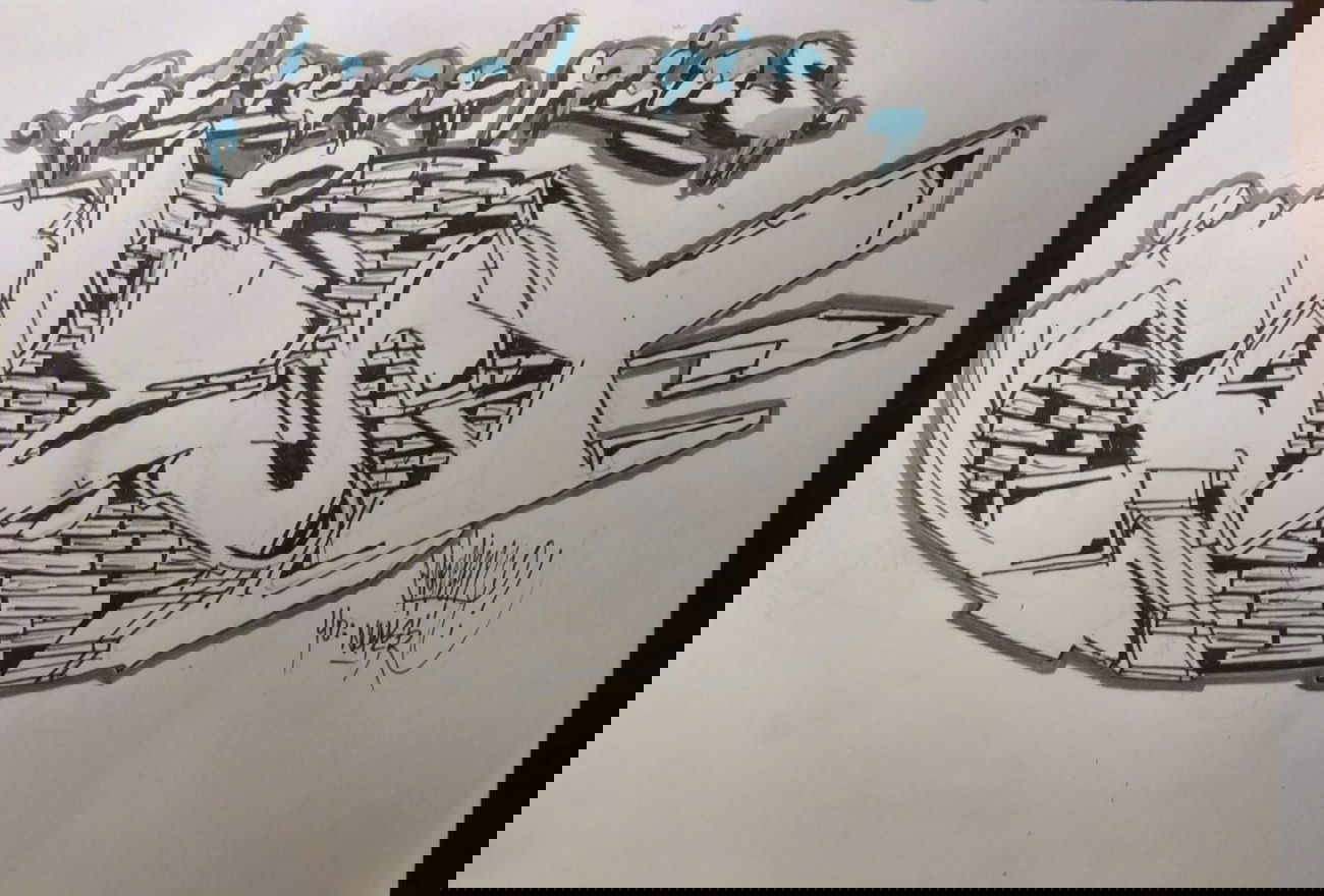 Graffiti Sketch - Photo by hioron3