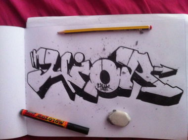 Graffiti Sketch - Photo by hioron3 - HIOR, HIOR, bydgoszcz (2014)