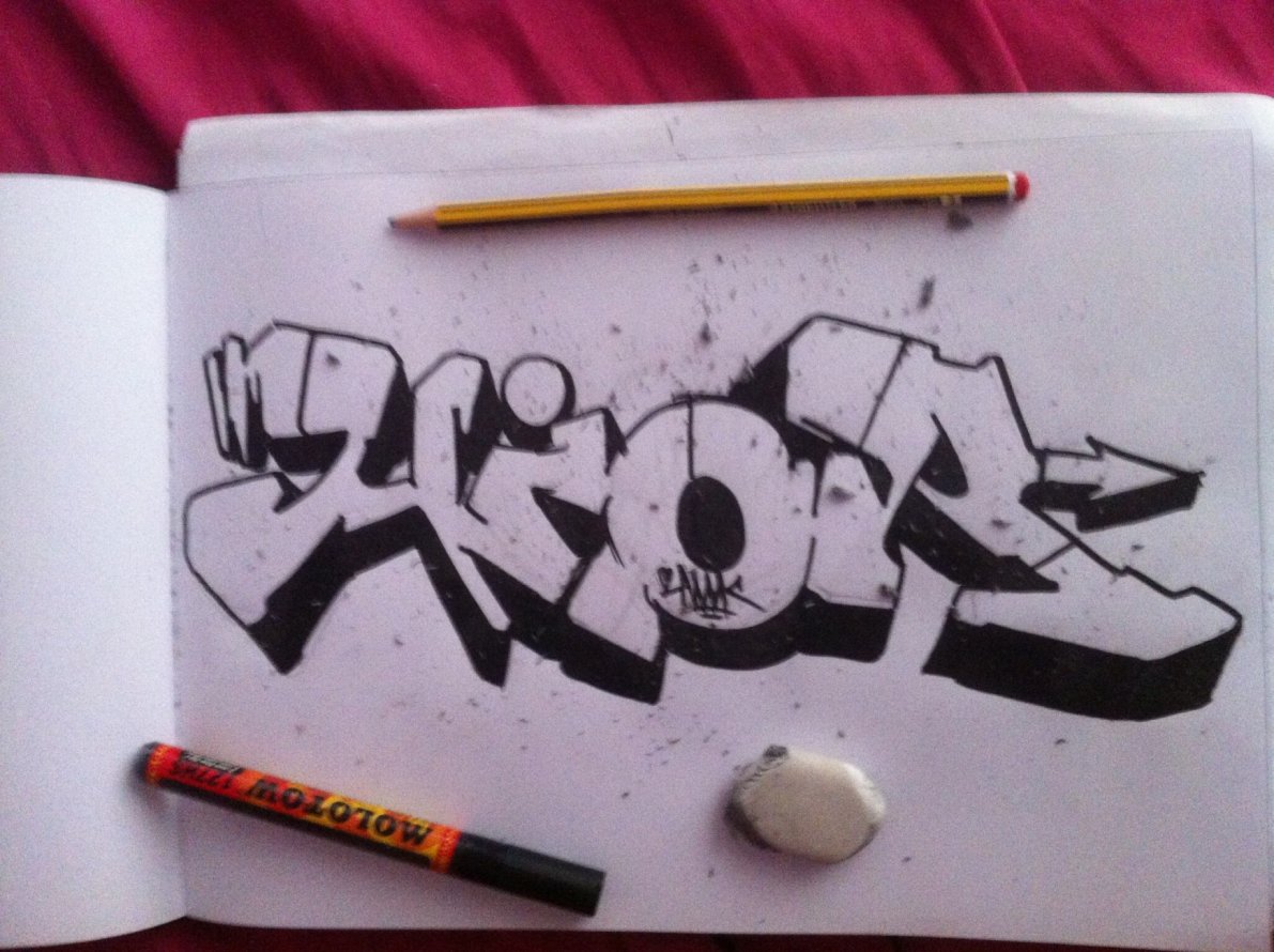 Graffiti Sketch - Photo by hioron3 - HIOR, HIOR, bydgoszcz (2014)