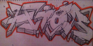 Graffiti Sketch - Photo by hioron3 - Hior, zwc, zbc (2014)