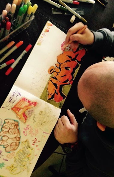 Graffiti Sketch - Photo by hioron3 - Hior (2015)