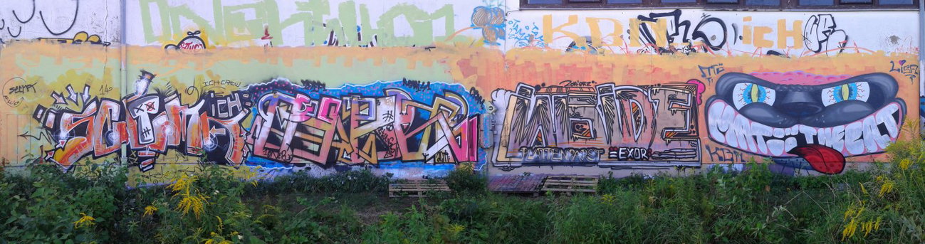 Graffiti Wall - Photo by honigfresser - SECMA, ONER, INSIDE (2014)