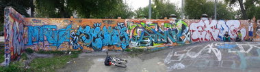 Graffiti Wall - Photo by honigfresser - MATIÖ, SECMA, ONER (2014)