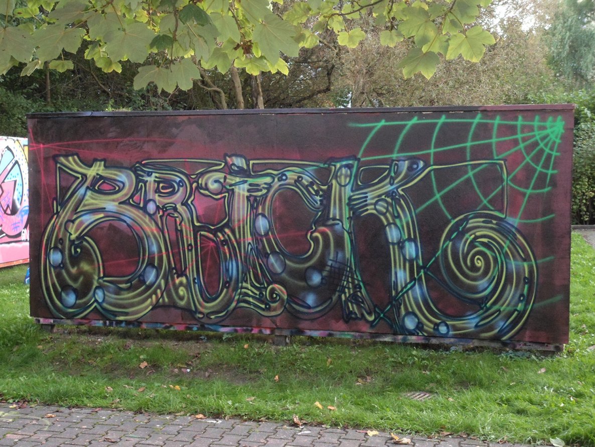Graffiti Wall - Photo by honigfresser - Brick (2014)