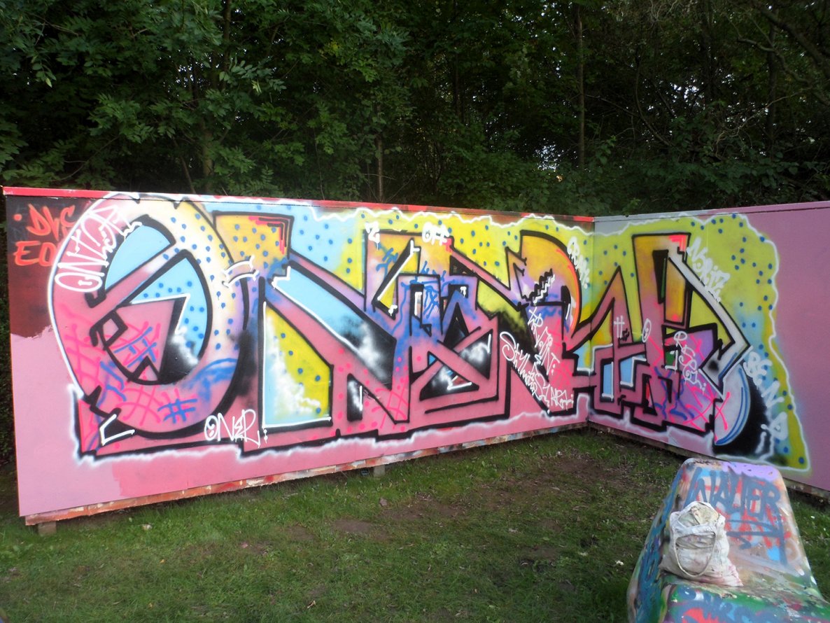 Graffiti Wall - Photo by honigfresser - Oner (2014)