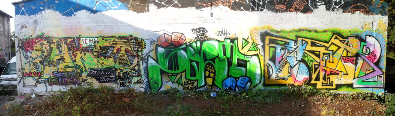 Graffiti Wall - Photo by honigfresser - paket, secma, horse (2014)