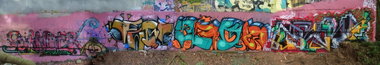 Graffiti Wall - Photo by honigfresser - sanderdome, secma, ranger (2014)