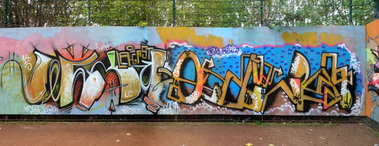 Graffiti Wall - Photo by honigfresser - Secma, oner (2014)