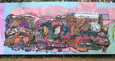 Graffiti Wall - Photo by honigfresser - bloody (2014)