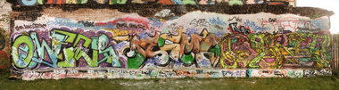 Graffiti Wall - Photo by honigfresser - oner, secma, gabrio (2014)