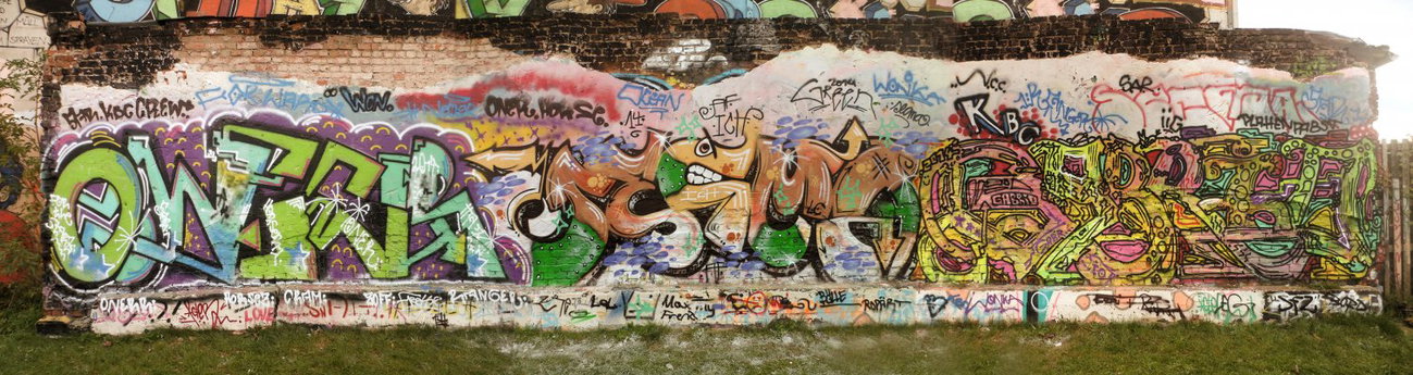 Graffiti Wall - Photo by honigfresser - oner, secma, gabrio (2014)