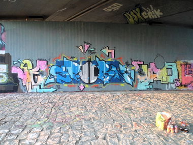 Graffiti Wall - Photo by honigfresser - secma (2015)