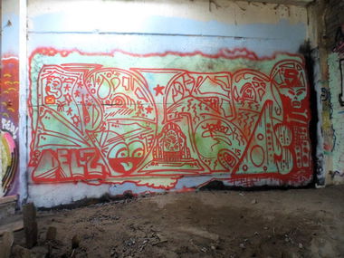 Graffiti Wall - Photo by honigfresser - pelz (2015)